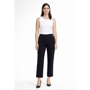 MM.LaFleur Black Stretch Ankle Pants Women’s Size 6 Workwear Career